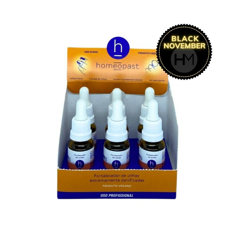 homeopast - FORTALECEDOR DE UNHAS 18ml - CAIXA COM 6